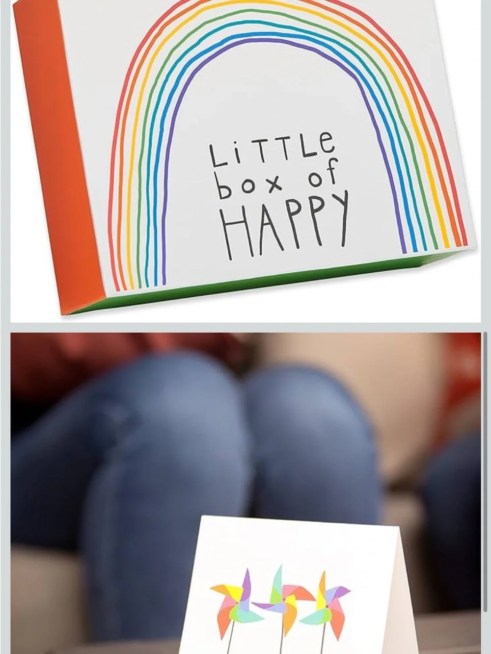 Papyrus Little Box of Happy Greeting Cards - Set of 20 - NEW IN BOX and sealed